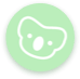 green logo circle